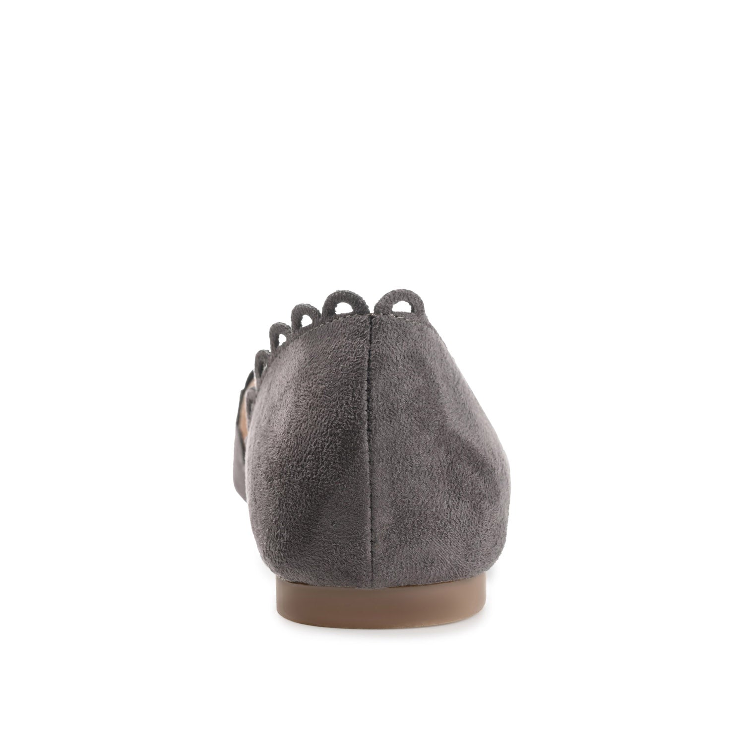 Journee JEZLIN D'ORSAY FLATS IN FAUX SUEDE - Grey