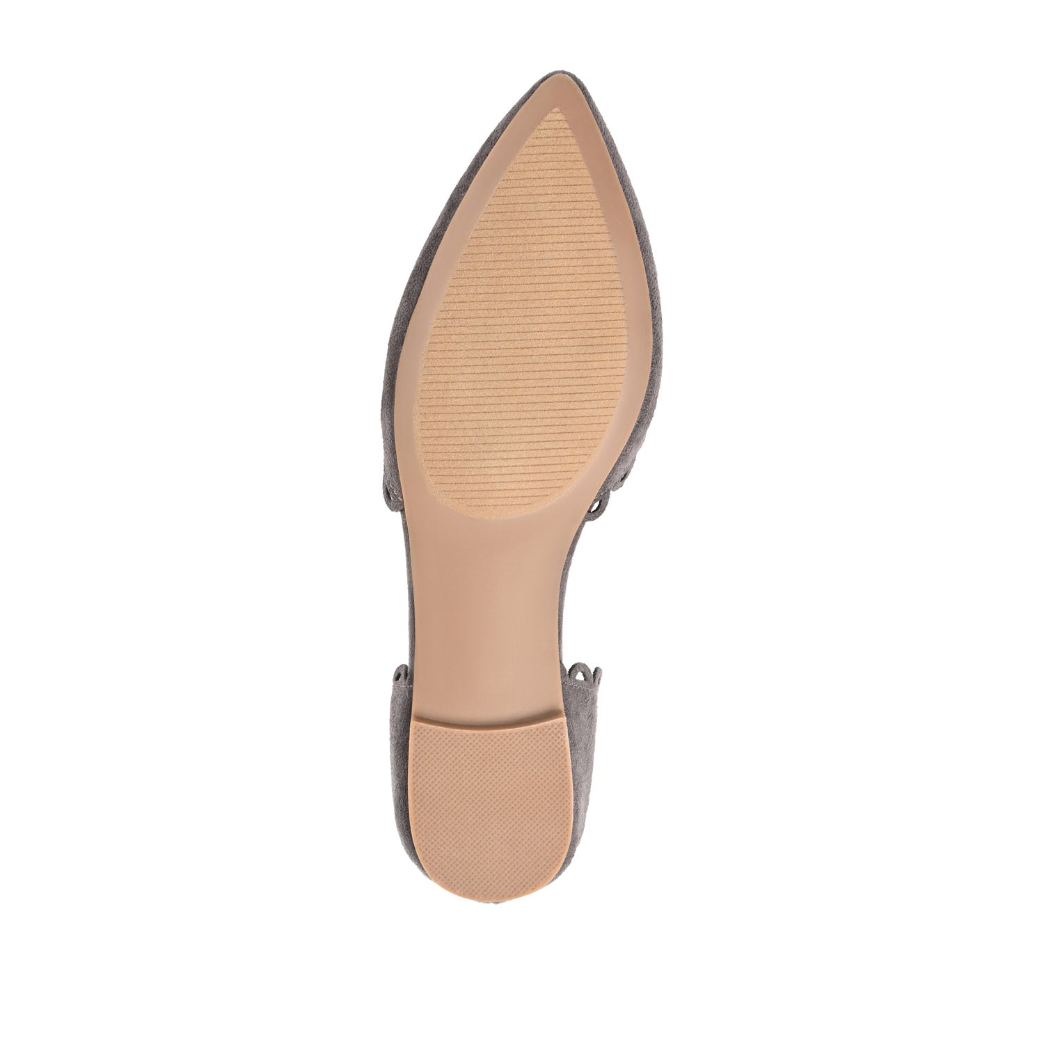 Journee JEZLIN D'ORSAY FLATS IN FAUX SUEDE - Grey