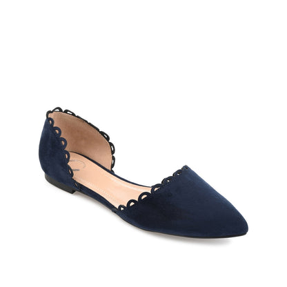 Journee JEZLIN D'ORSAY FLATS IN FAUX SUEDE - Blue