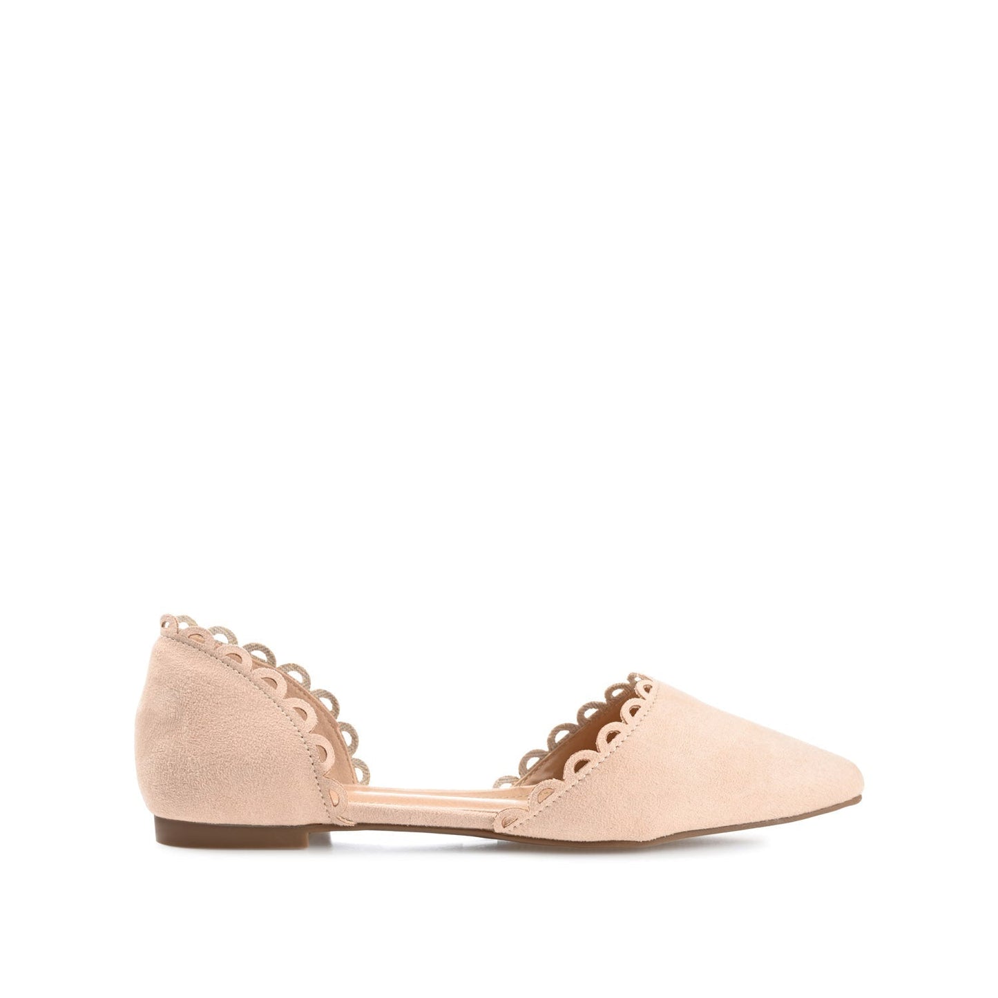 Journee JEZLIN D'ORSAY FLATS IN FAUX SUEDE - Nude