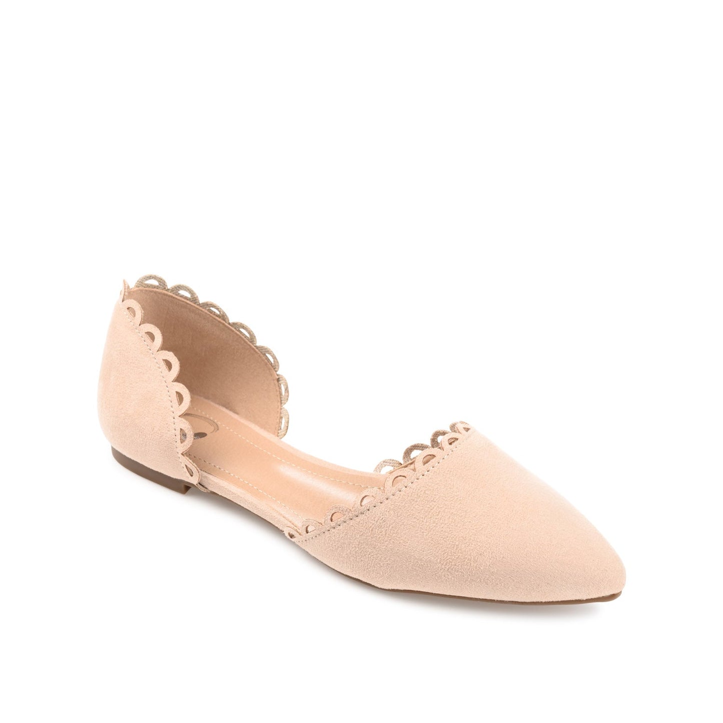 Journee JEZLIN D'ORSAY FLATS IN FAUX SUEDE - Nude