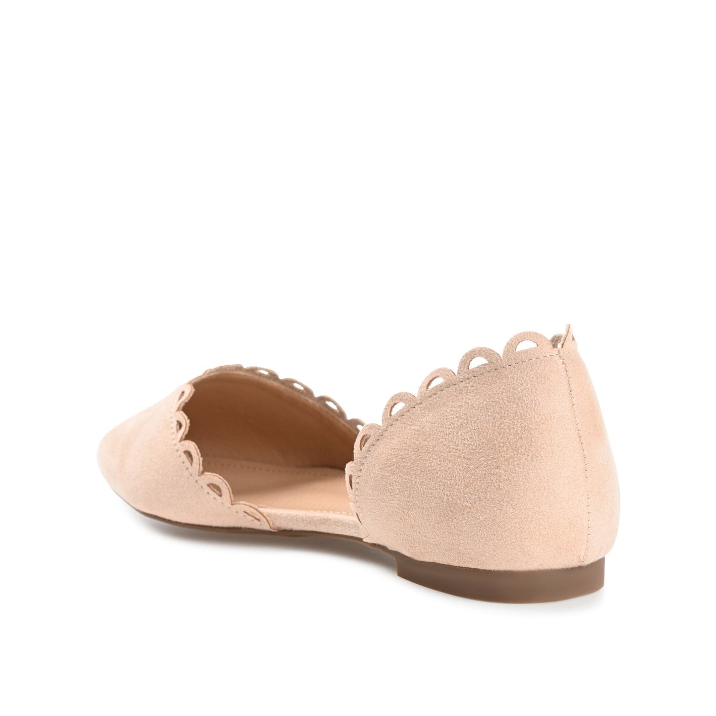 Journee JEZLIN D'ORSAY FLATS IN FAUX SUEDE - Nude