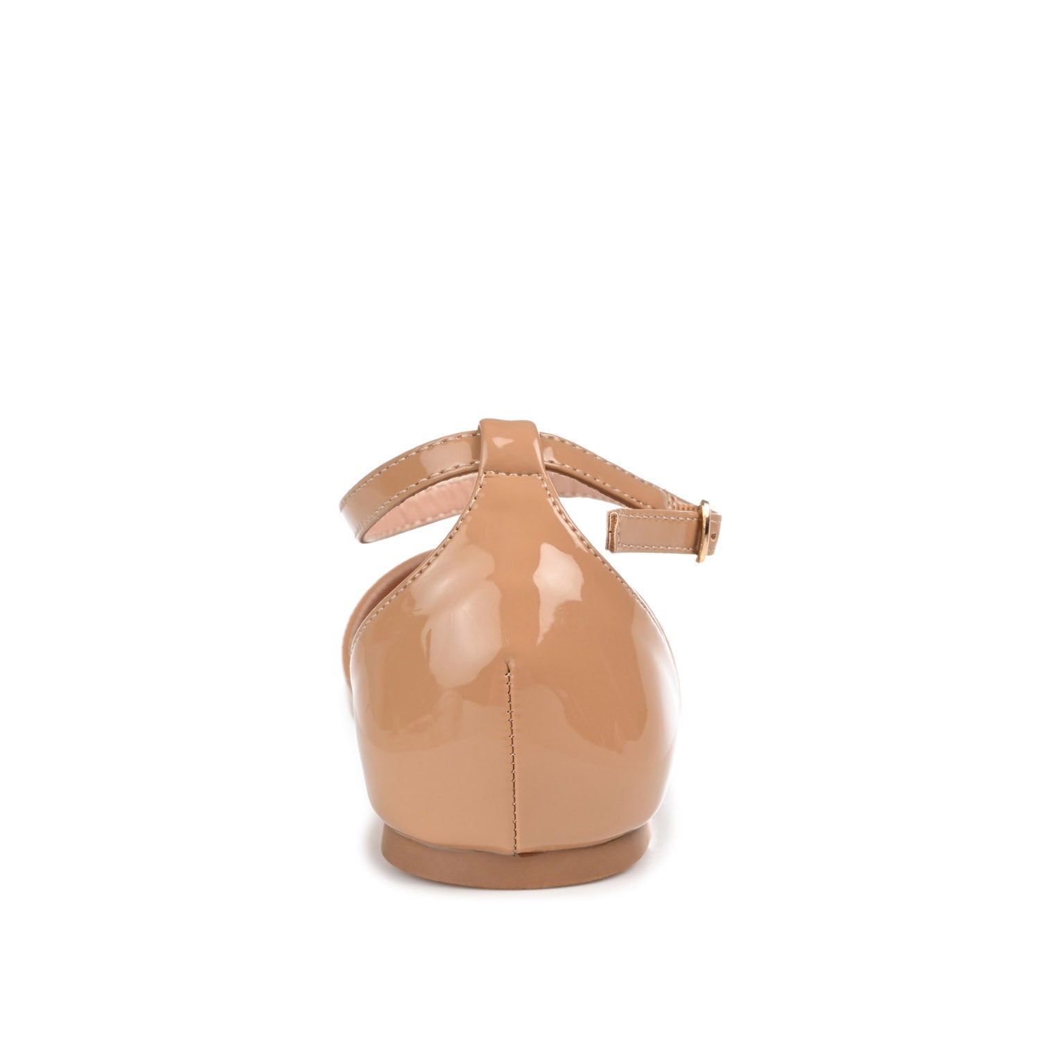 Journee REBA D'ORSAY FLATS IN VEGAN LEATHER - Tan