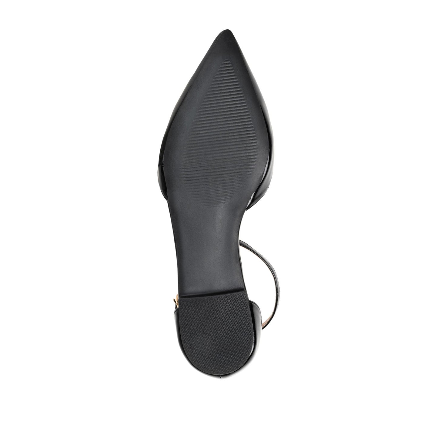 Journee REBA D'ORSAY FLATS IN VEGAN LEATHER - Black Floral