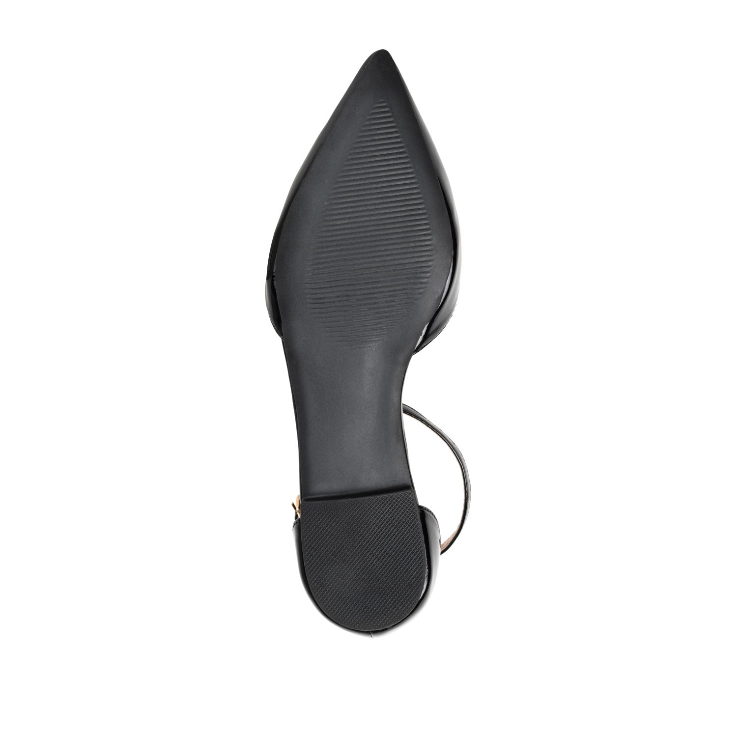 Journee REBA D'ORSAY FLATS IN VEGAN LEATHER - Black Floral