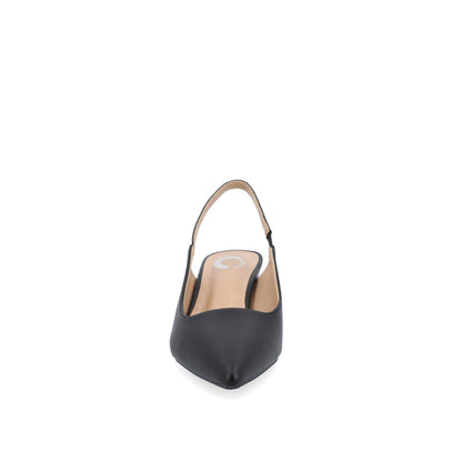 Journee PAULINA PATENT KITTEN HEELS IN WIDE - Black