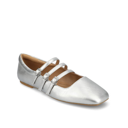 Journee DARLIN STATEMENT FLATS IN WIDE - Silver