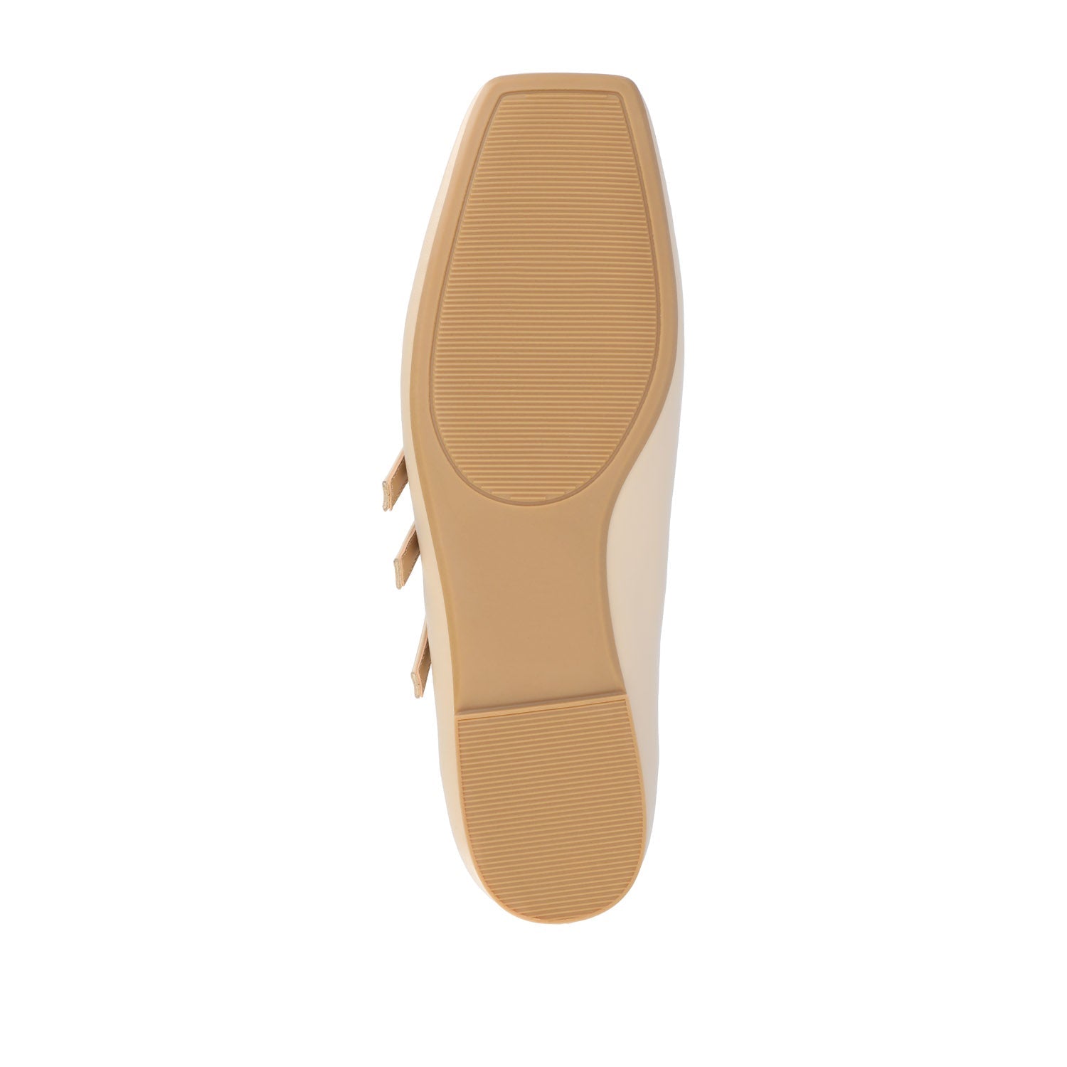 Journee DARLIN VEGAN LEATHER FLATS IN WIDE - Nude