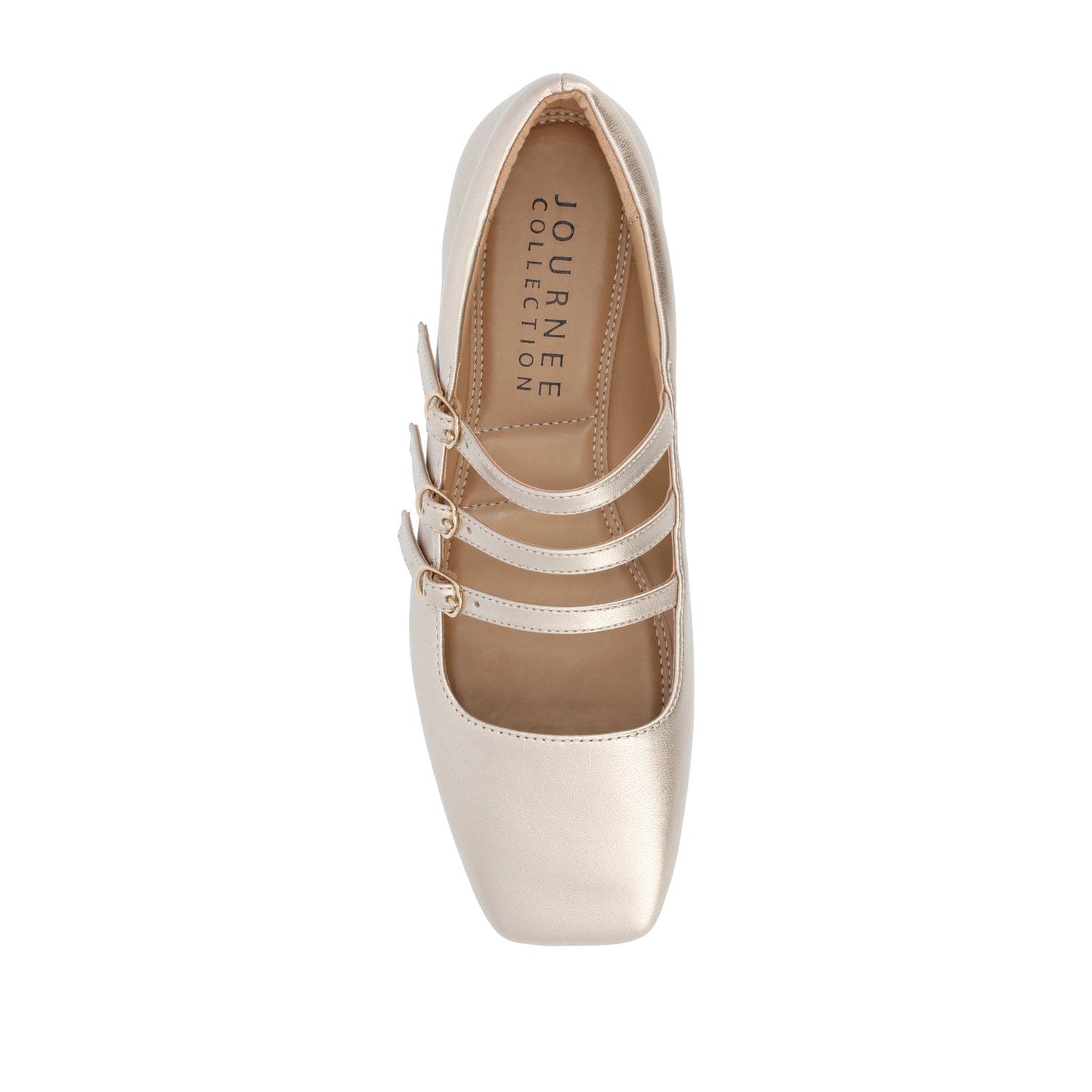 Journee DARLIN STATEMENT FLATS IN WIDE - Gold