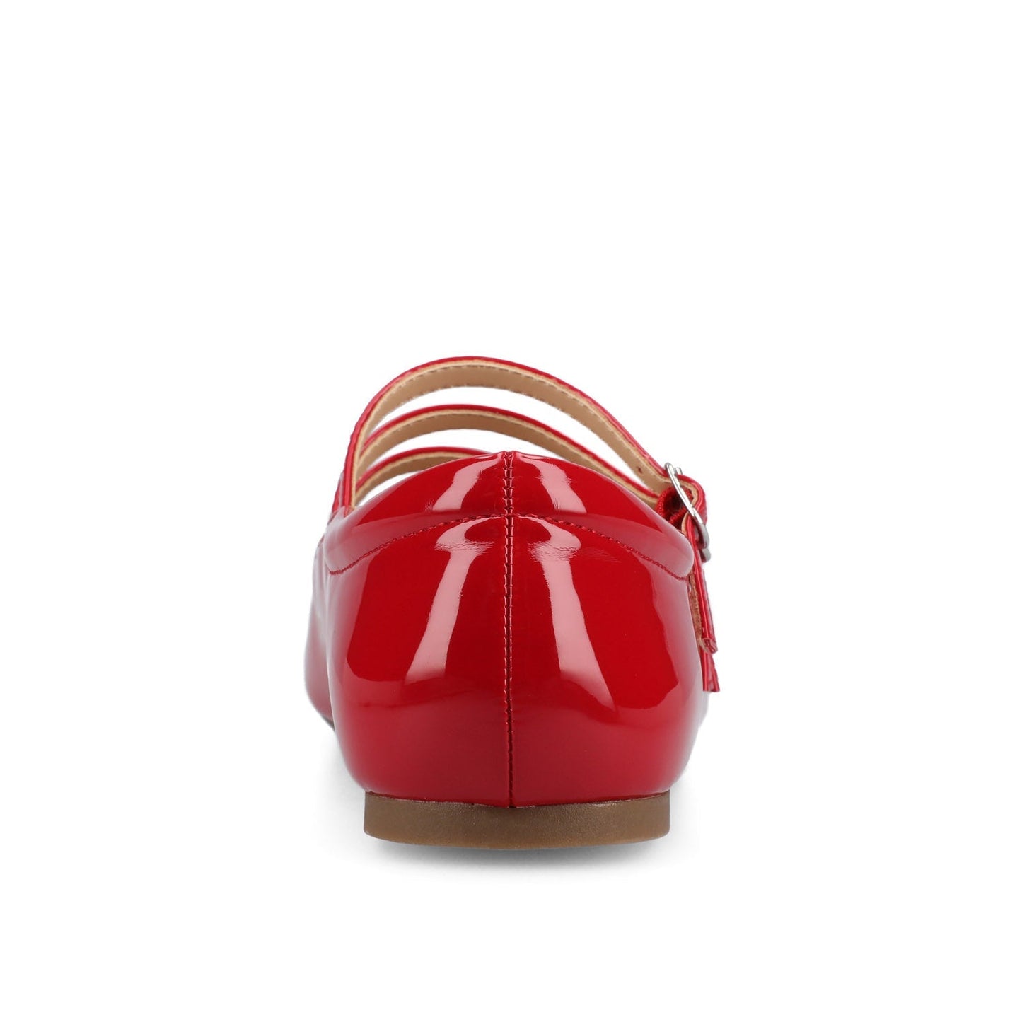 Journee DARLIN STATEMENT FLATS IN WIDE - Red Patent