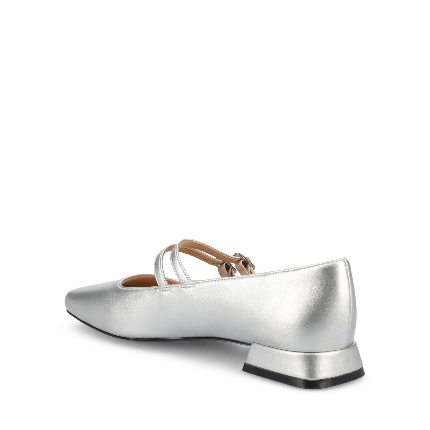 Journee GREDAH MARY JANE DRESS FLATS IN WIDE - Silver PU