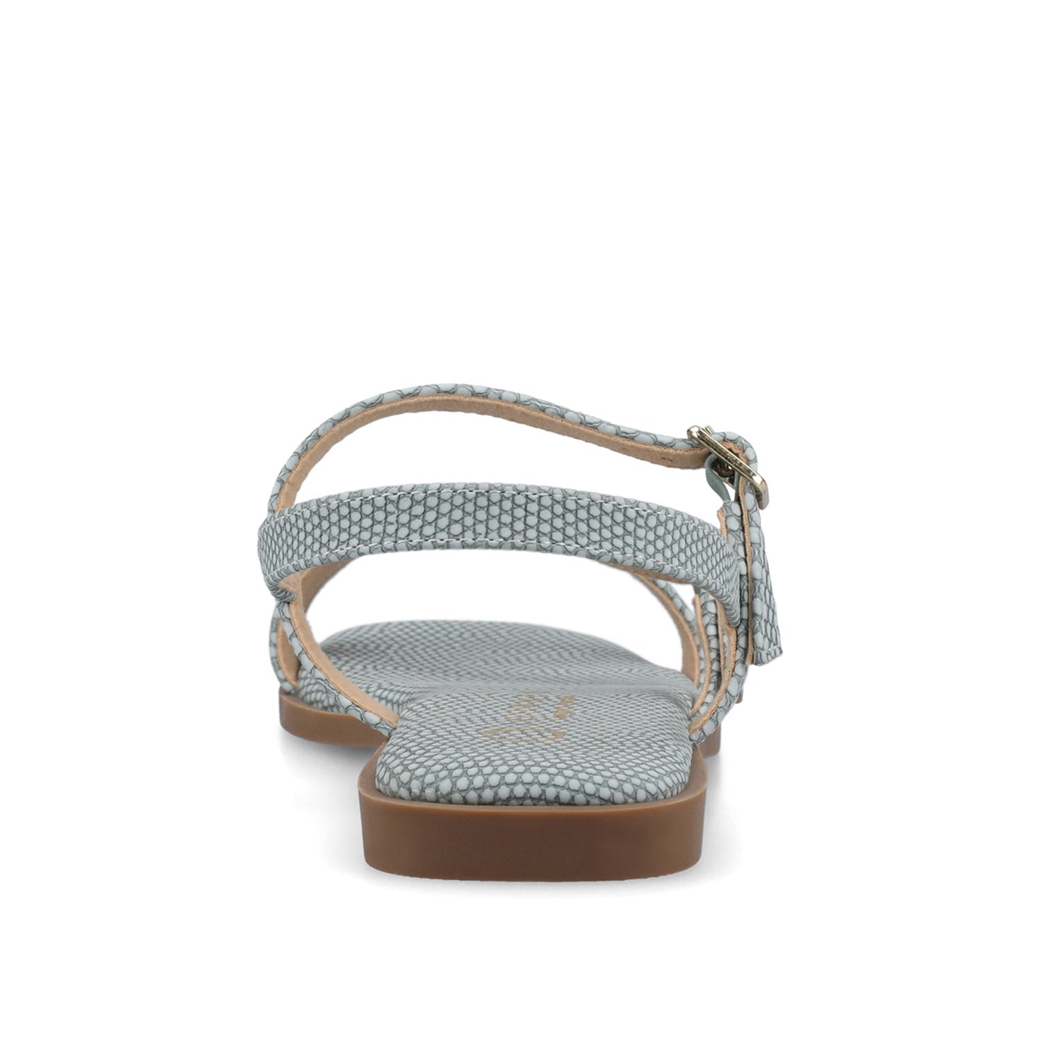 Journee BRIANNA ANKLE STRAP SANDALS - Sky Blue Lizard