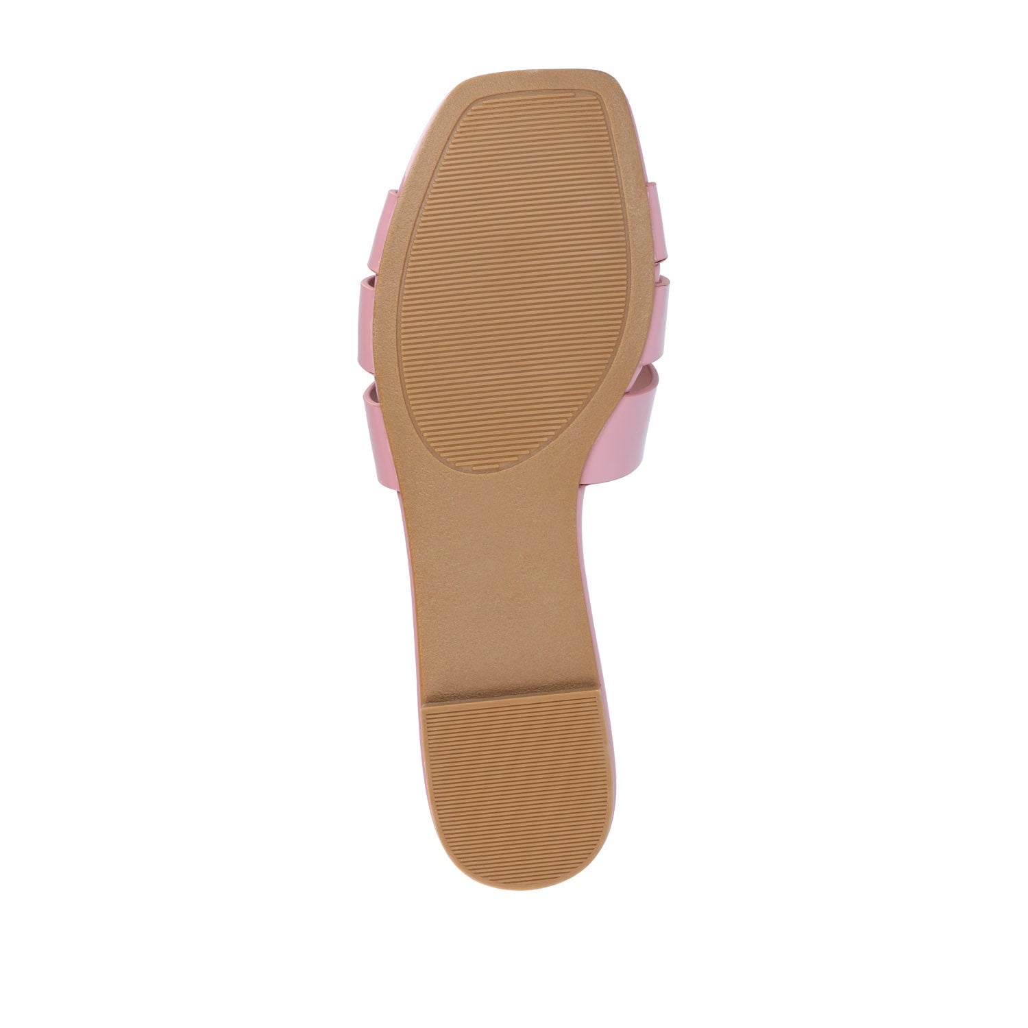 Journee ARRINA SLIDE SANDALS IN STATEMENT PATENT - Rose Patent