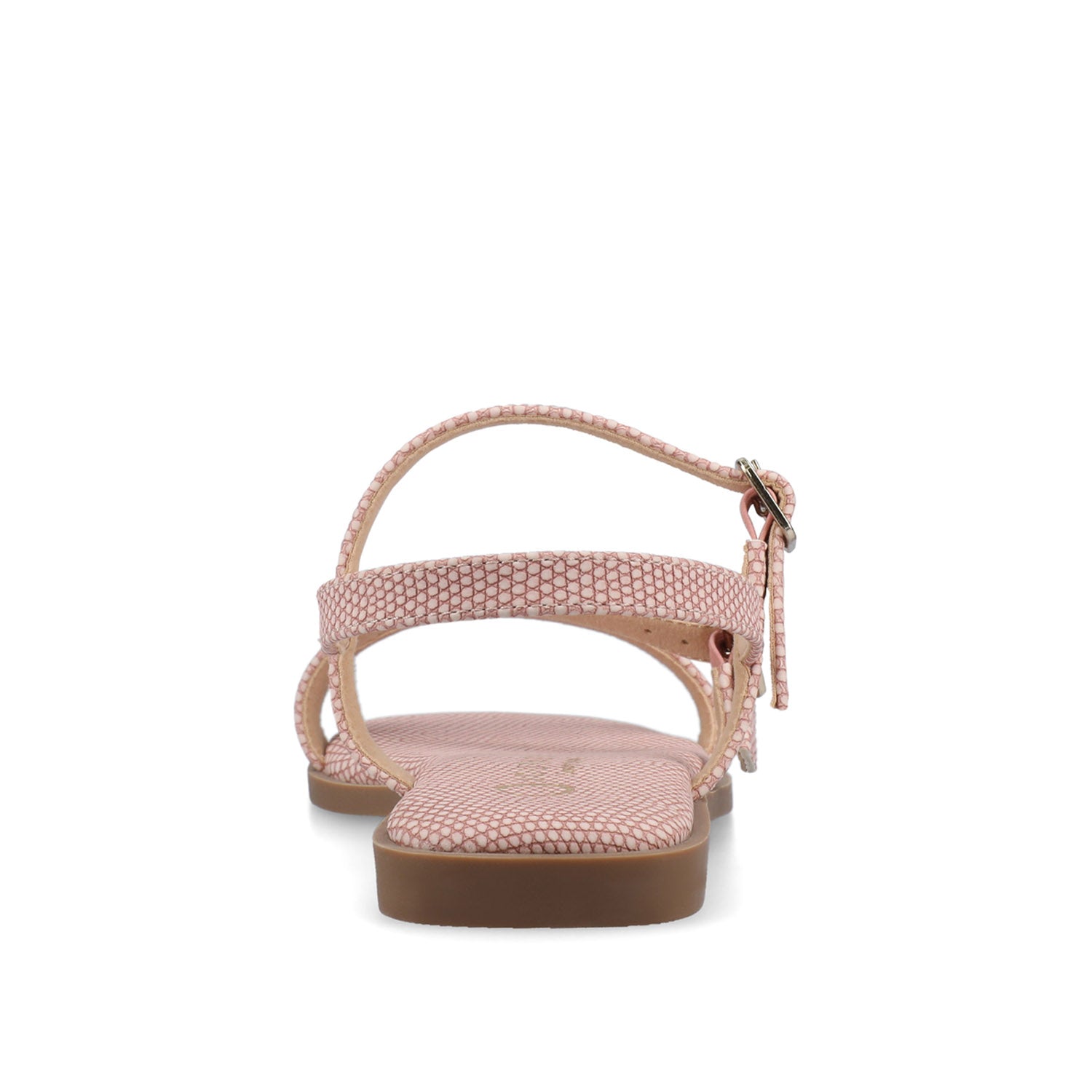Journee BRIANNA ANKLE STRAP SANDALS - Pink Lizard