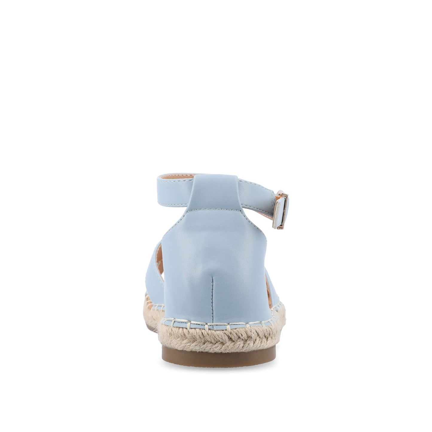Journee LYDDIA ESPADRILLE SANDALS IN VEGAN LEATHER - Blue