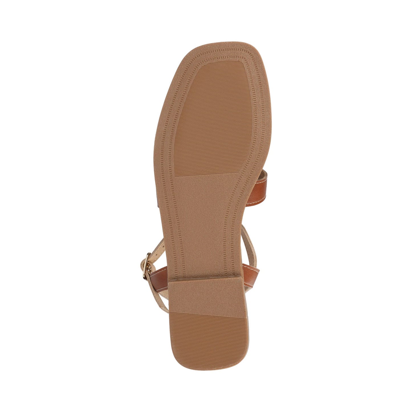 Journee BRIDEY ANKLE STRAP SANDALS - Cognac