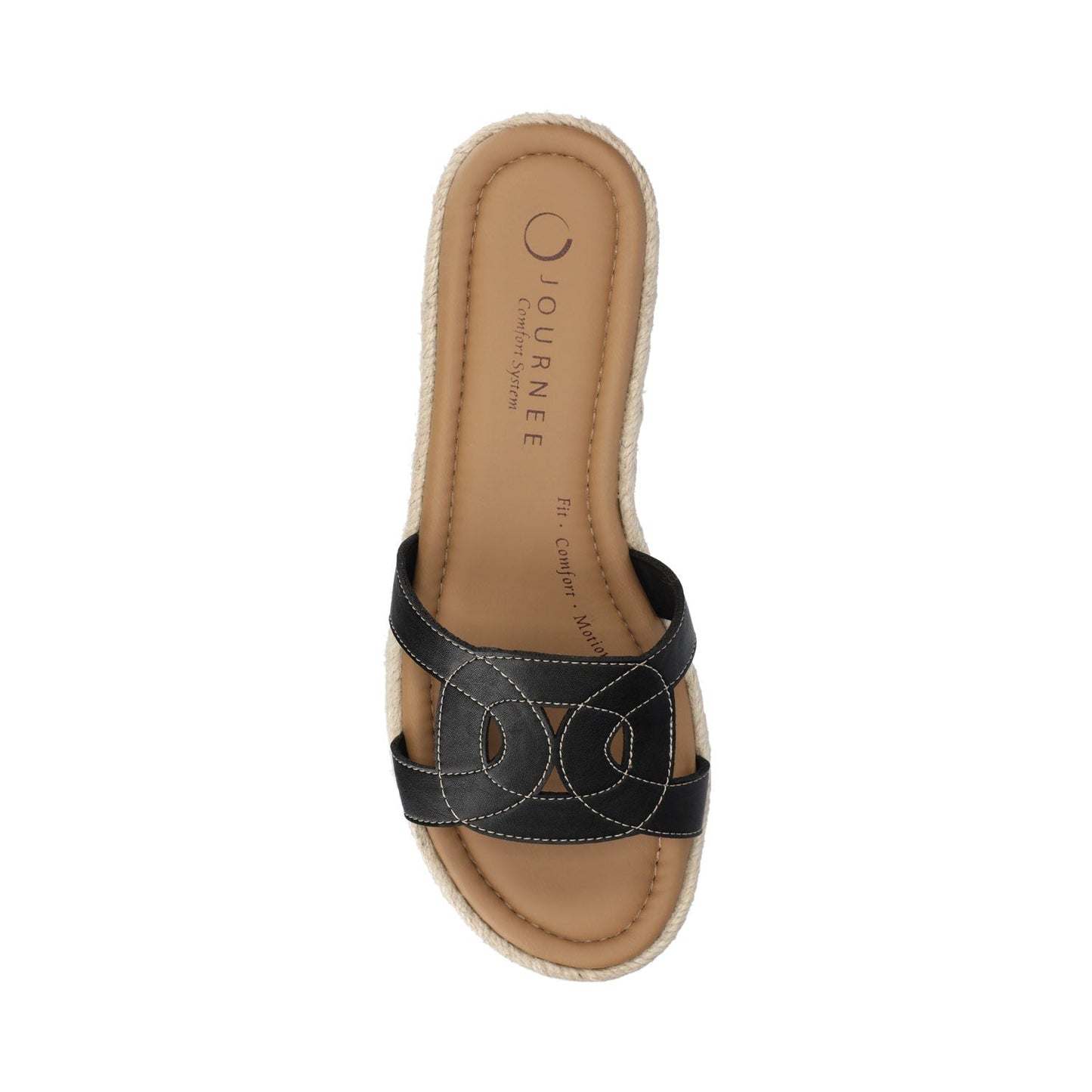 Journee ROSALINDA ESPADRILLE SANDALS - Black