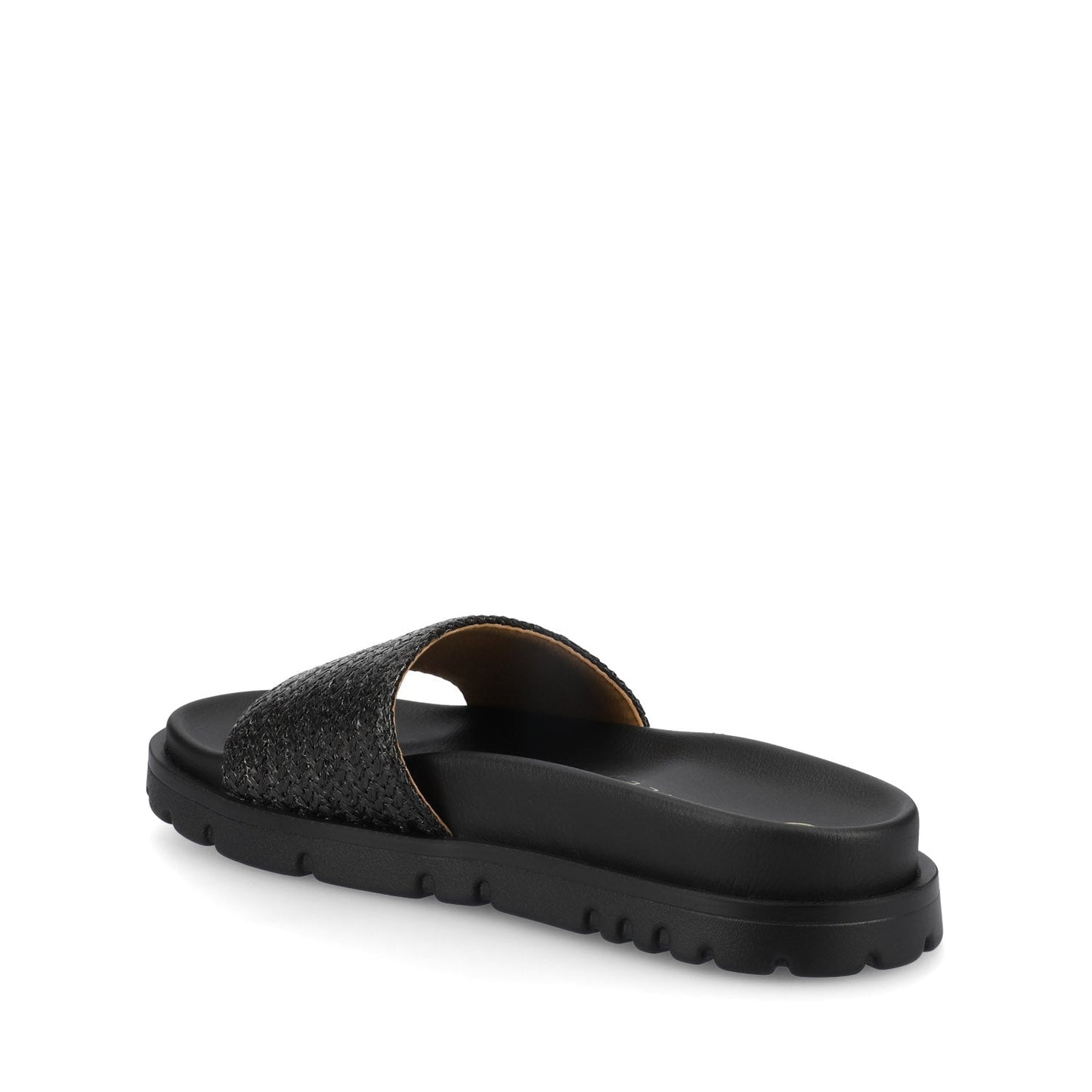 Journee STARR SLIP ON SPORT SANDALS - Black