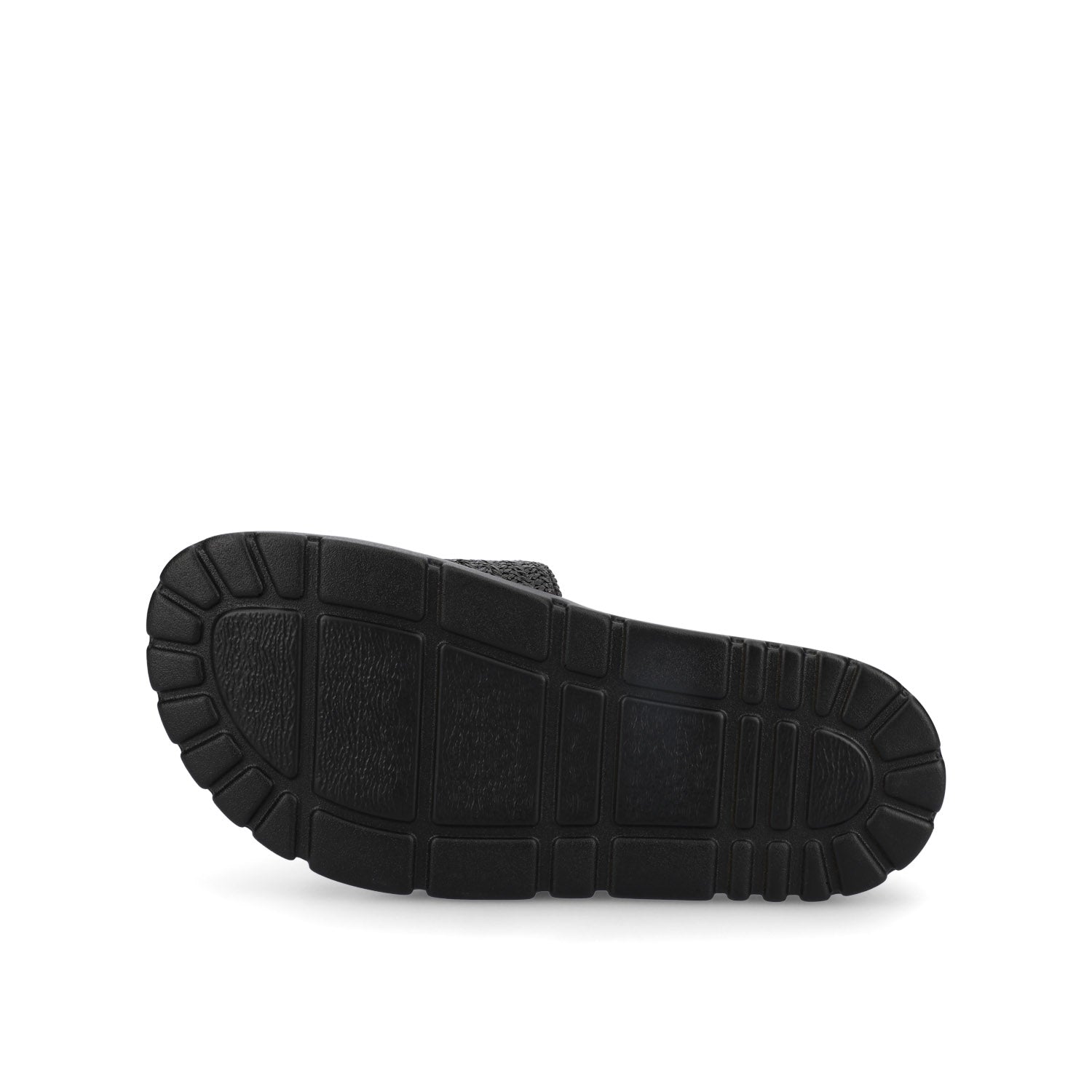 Journee STARR SLIP ON SPORT SANDALS - Black
