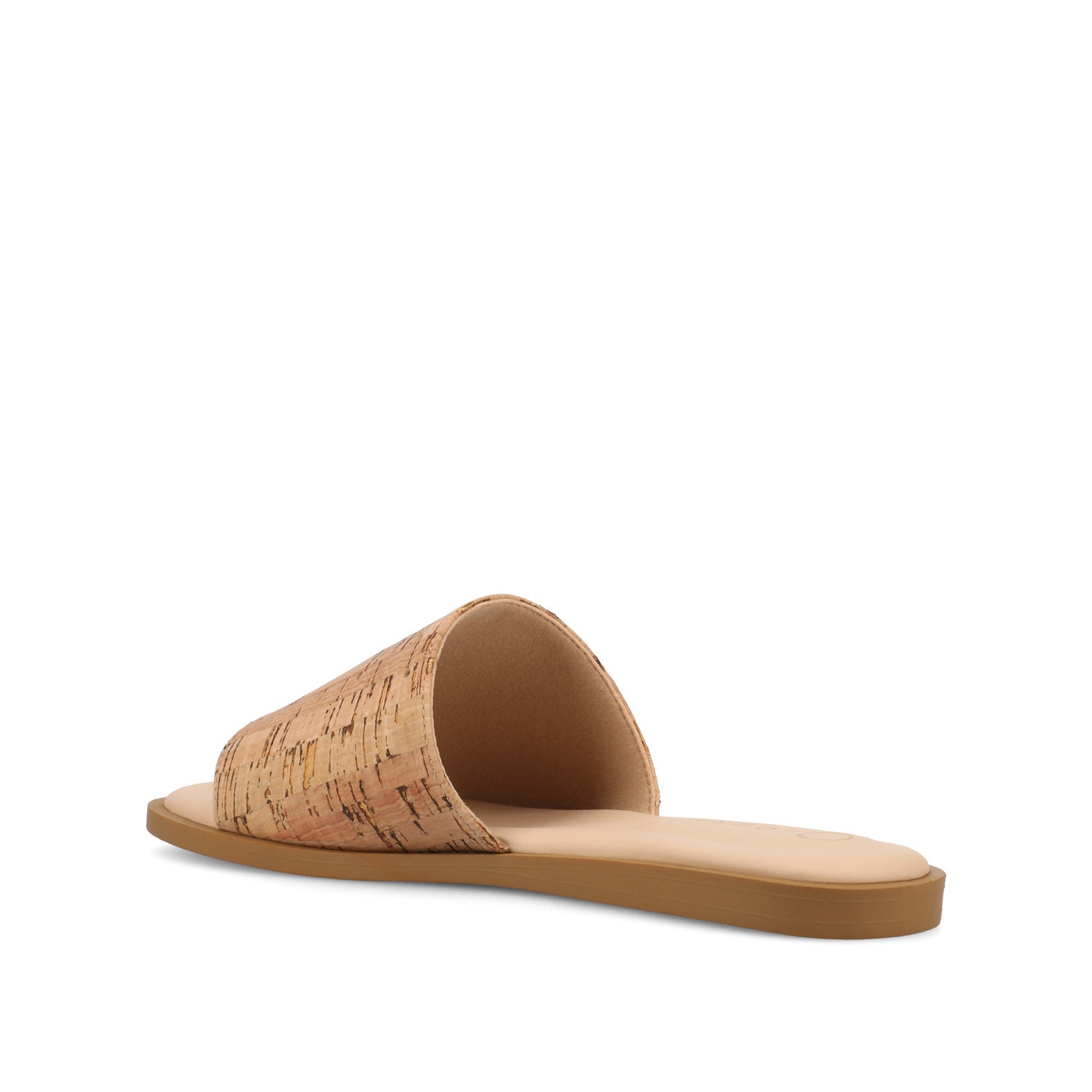 Journee PRISILLA SLIDE SANDALS IN STATEMENT - Cork