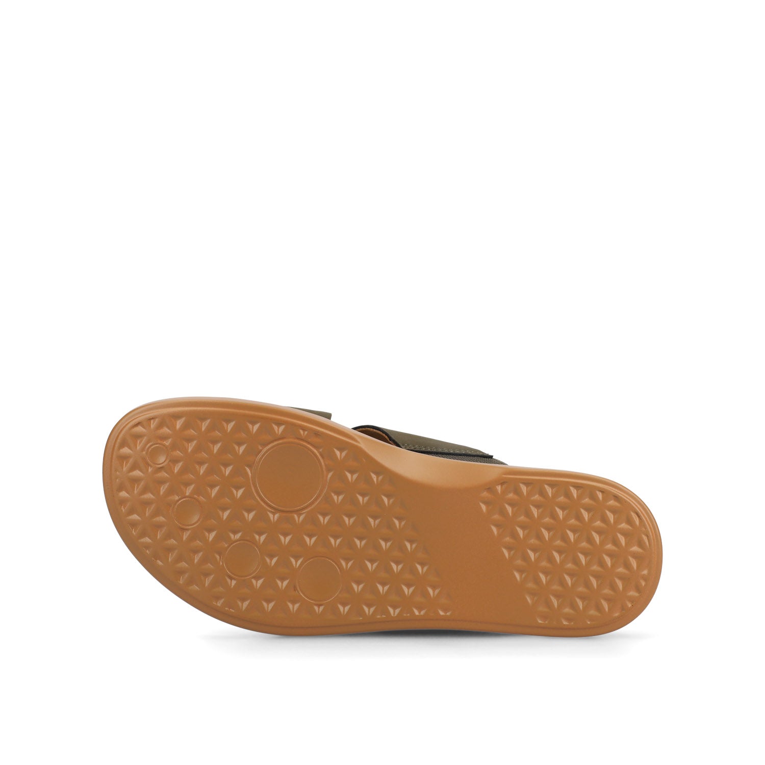 Journee MISEY SINGLE BAND SLIP ON SANDALS - Olive