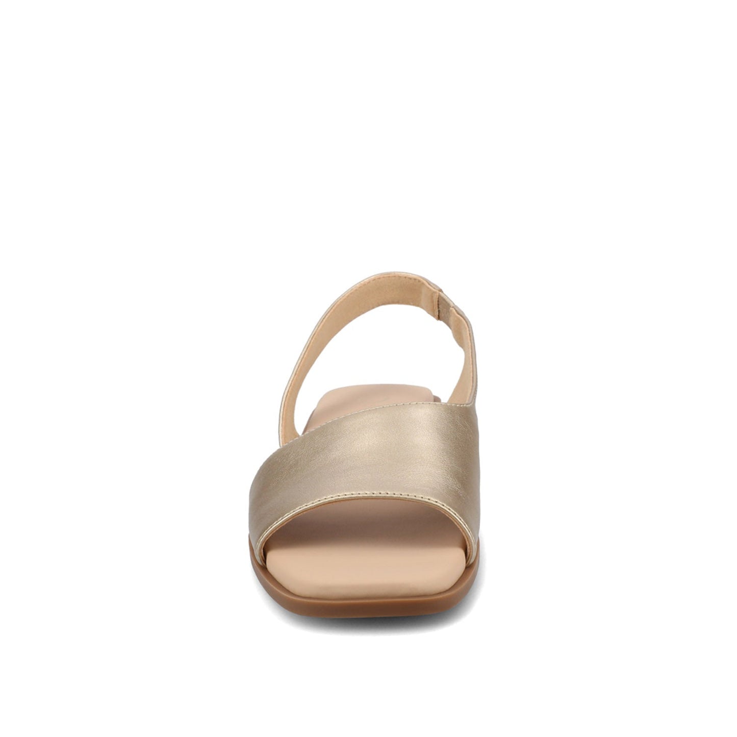 Journee BRINSLEY SANDALS IN VEGAN LEATHER - Gold PU