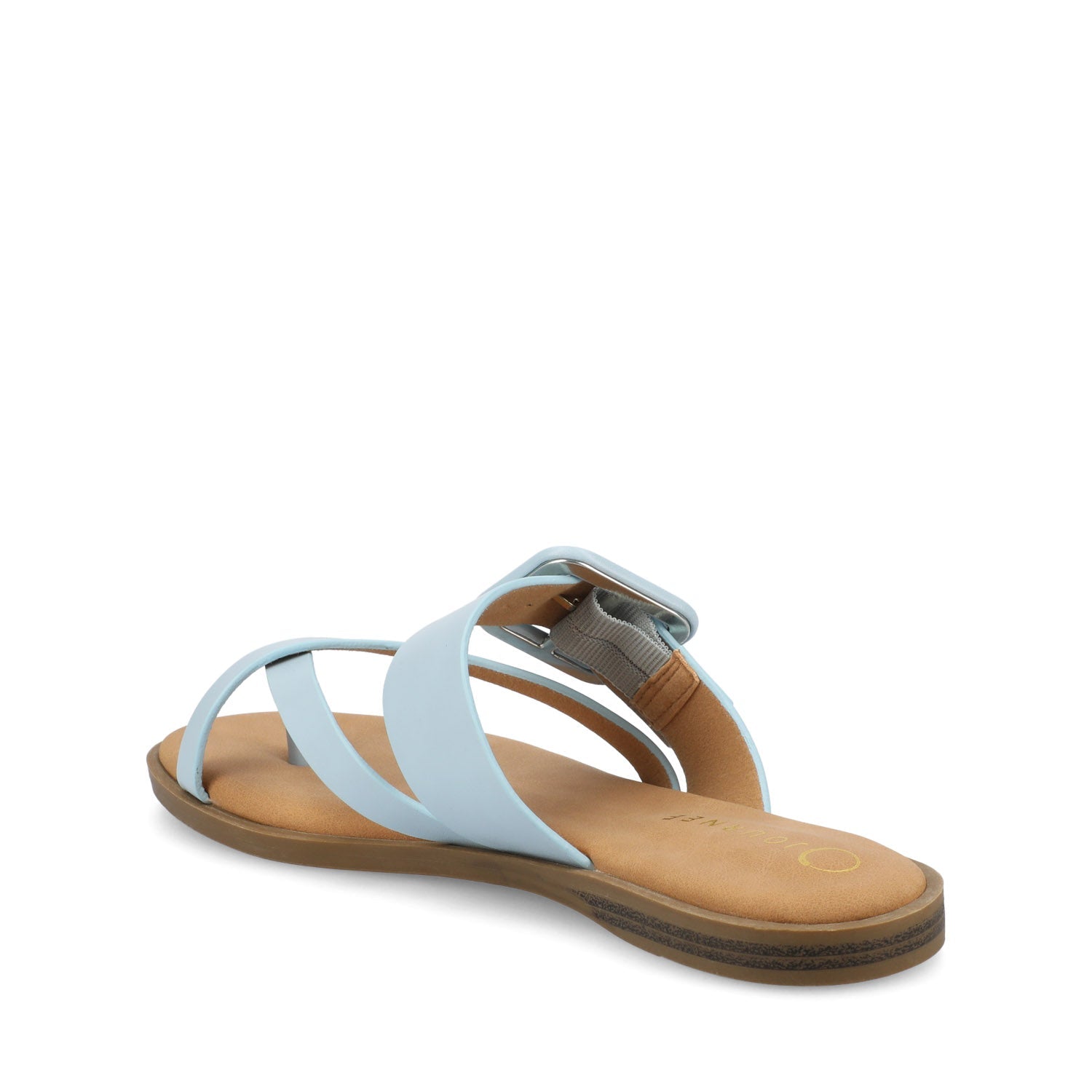 Journee LAYRA FLAT SANDALS - Light Blue