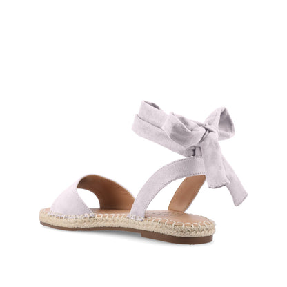 Journee EMELIE MULTI STRAP ESPADRILLE SANDALS - Lavender