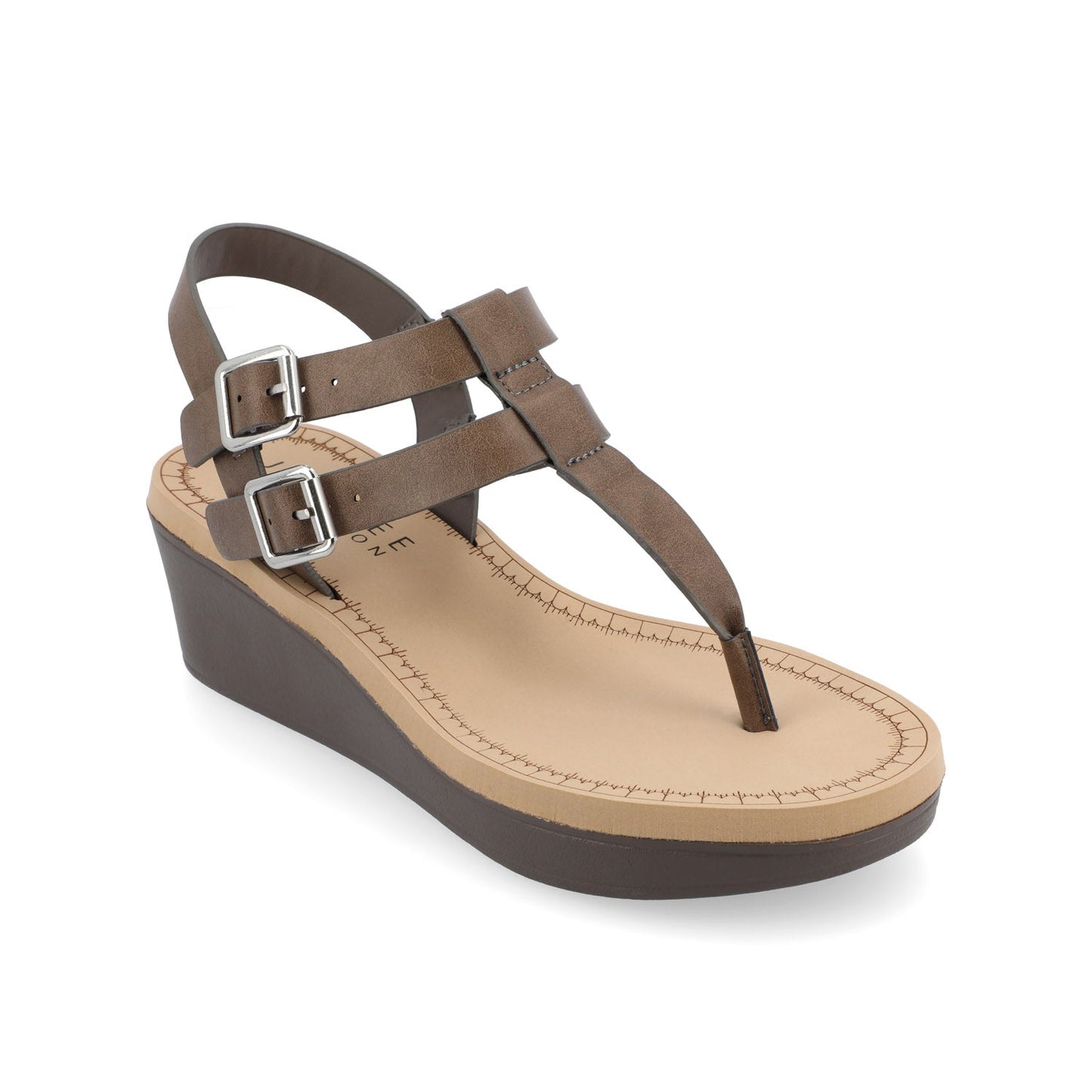 Journee BIANCA SANDALS IN STATEMENT COLORS - Grey