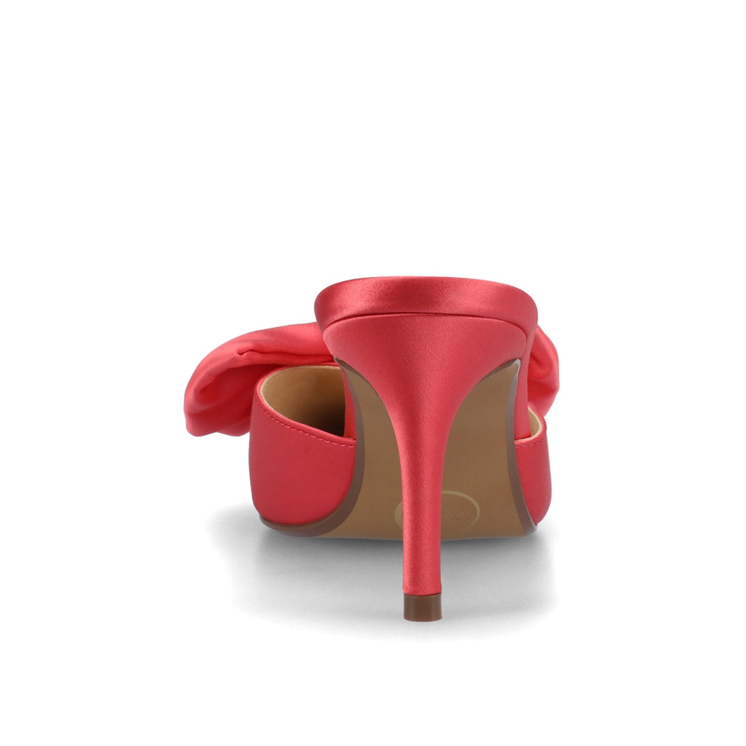 Journee TIARRA STILETTO HEELS IN SATIN - Coral