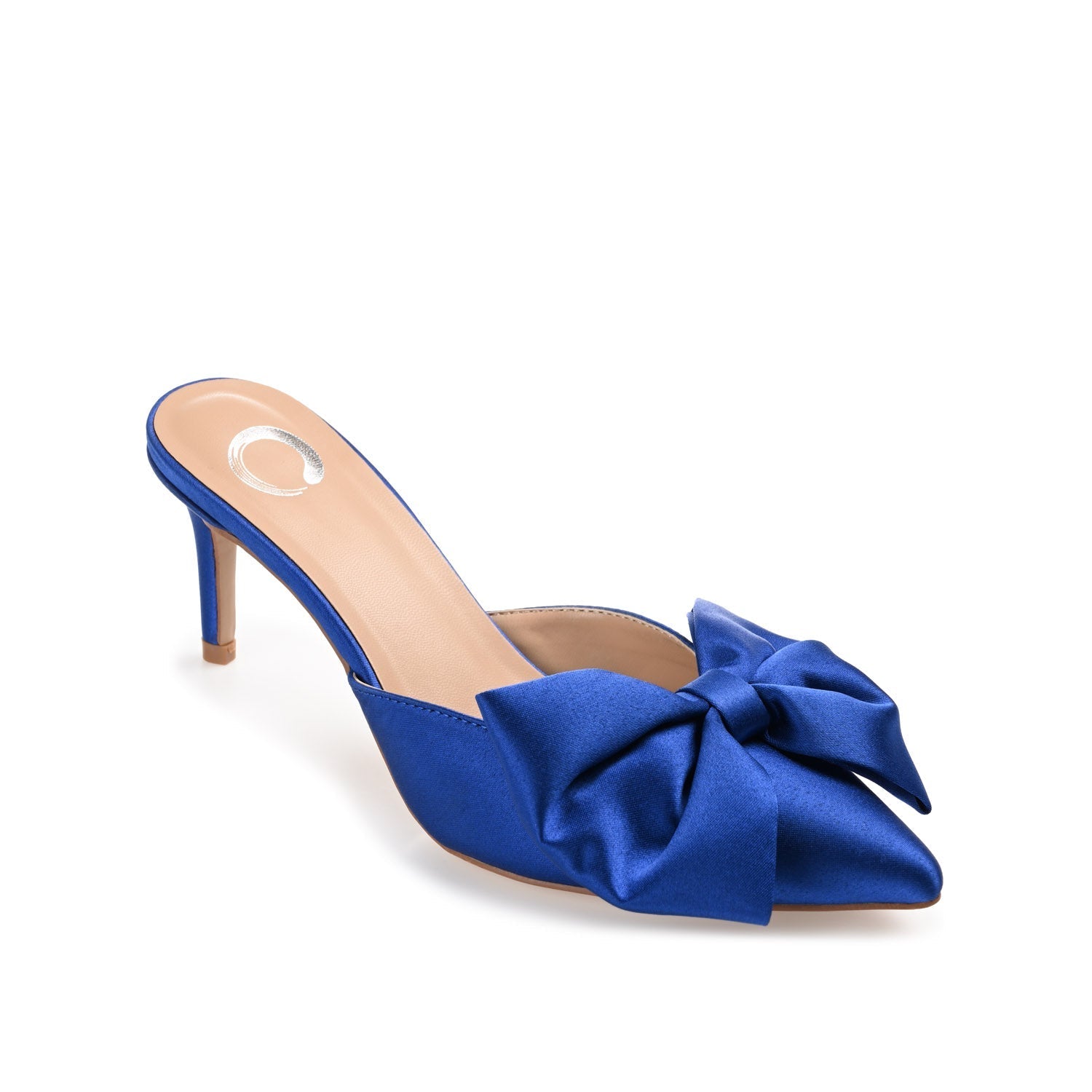 Journee TIARRA STILETTO HEELS IN SATIN - Blue