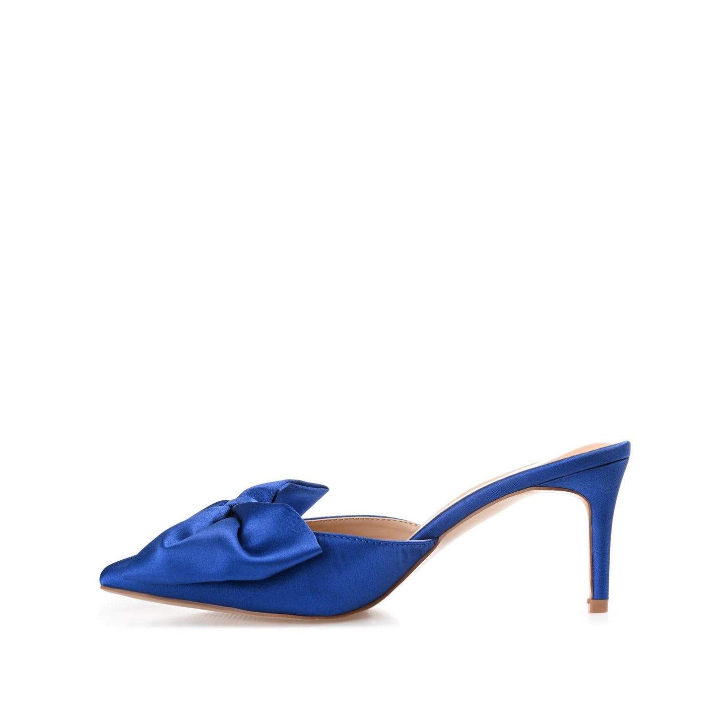 Journee TIARRA STILETTO HEELS IN SATIN - Blue