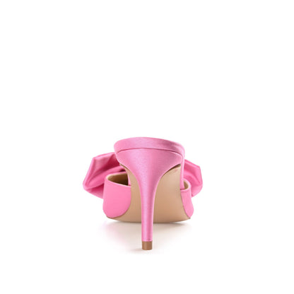 Journee TIARRA STILETTO HEELS IN SATIN - Pink
