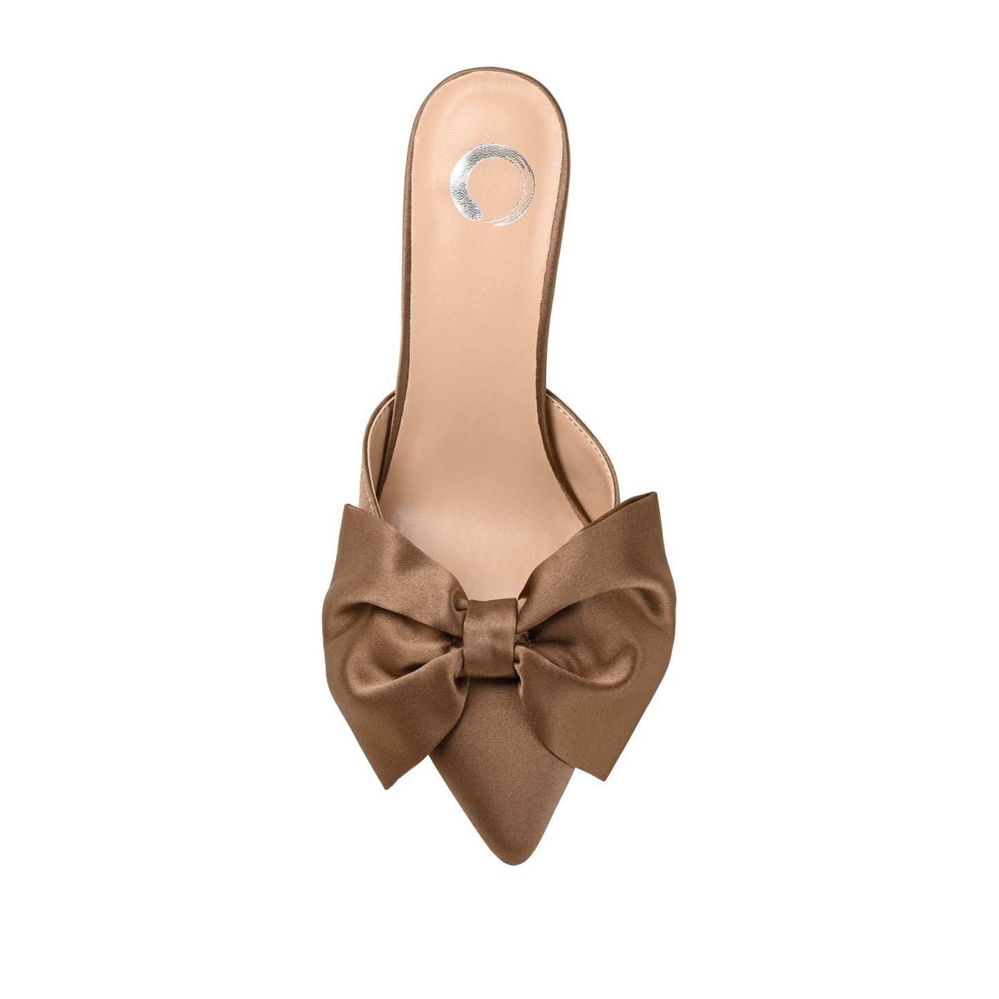 Journee TIARRA STILETTO HEELS IN SATIN - Brown