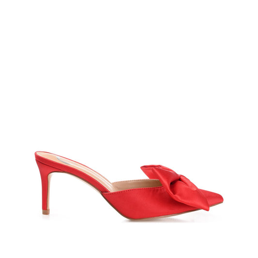 Journee TIARRA STILETTO HEELS IN SATIN - Red