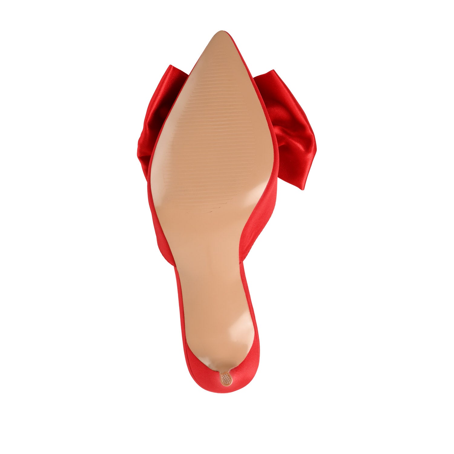Journee TIARRA STILETTO HEELS IN SATIN - Red