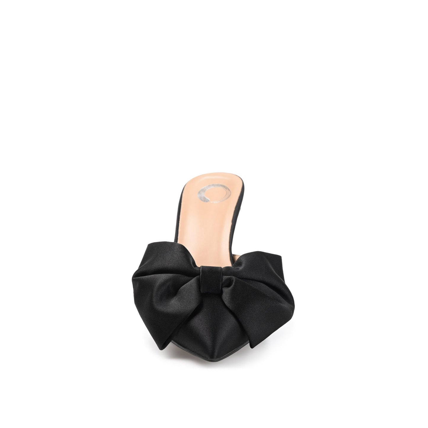 Journee TIARRA STILETTO HEELS IN SATIN - Black