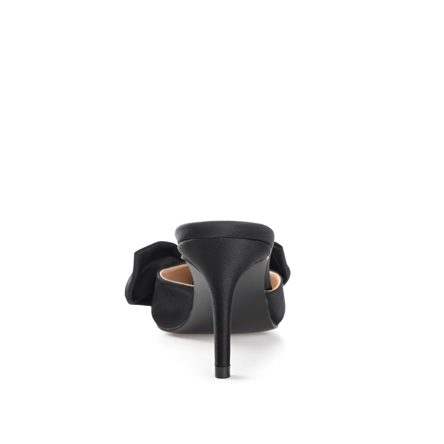 Journee TIARRA STILETTO HEELS IN SATIN - Black