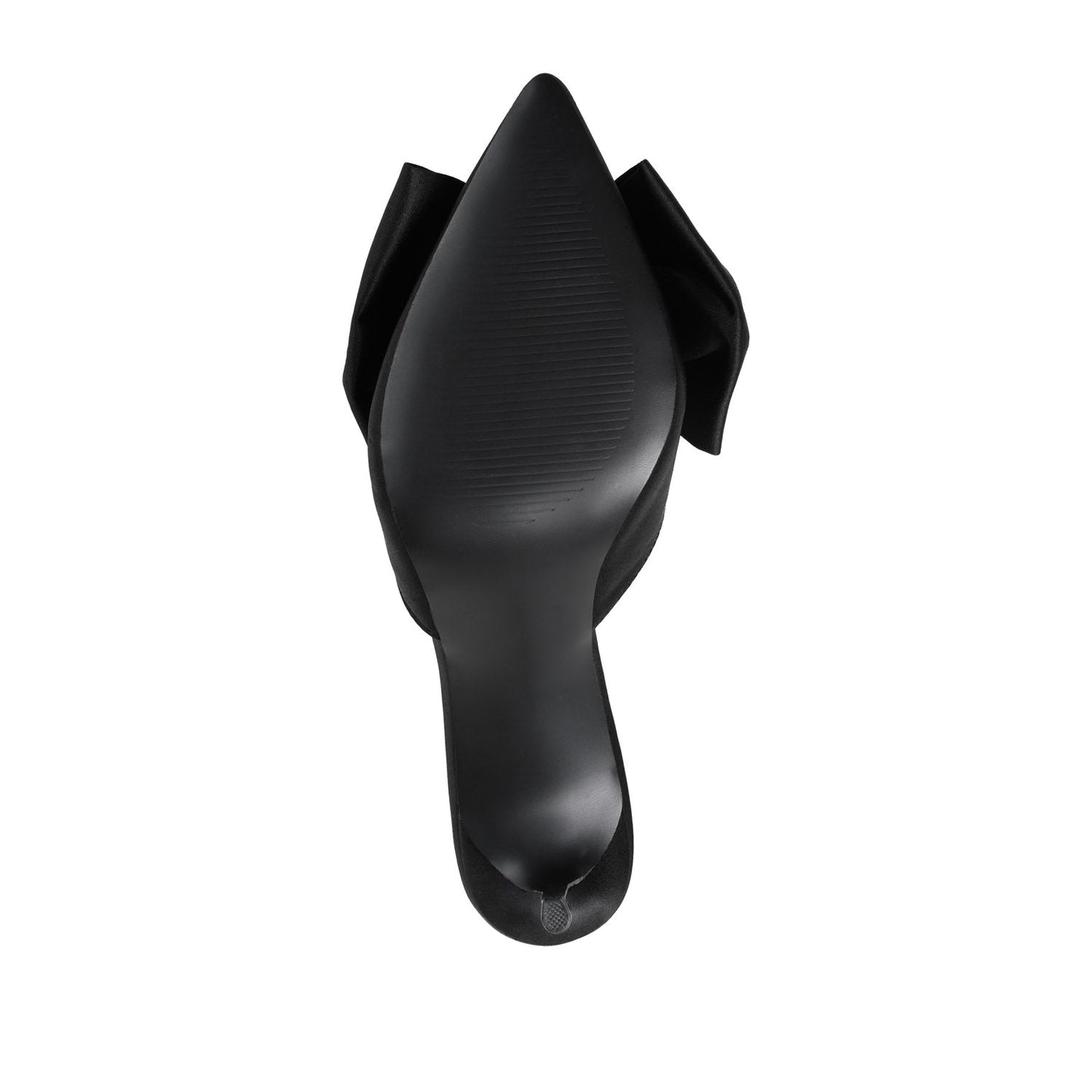 Journee TIARRA STILETTO HEELS IN SATIN - Black