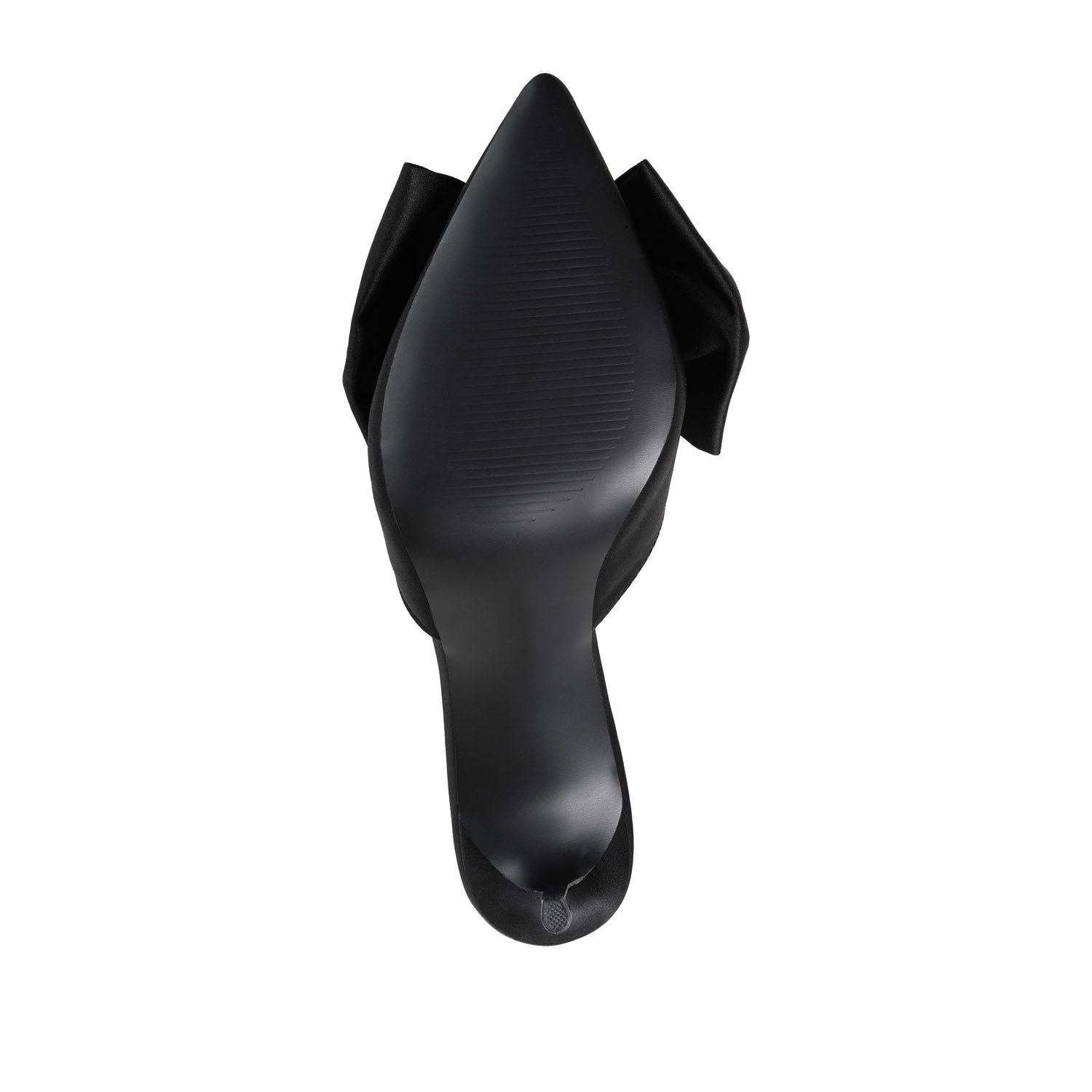 Journee TIARRA STILETTO HEELS IN SATIN - Black