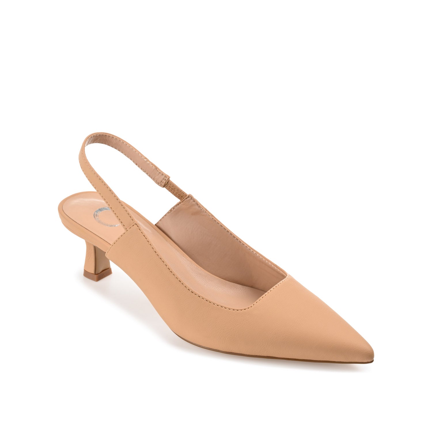 Journee PAULINA KITTEN HEELS IN STATEMENT PATENT - Tan
