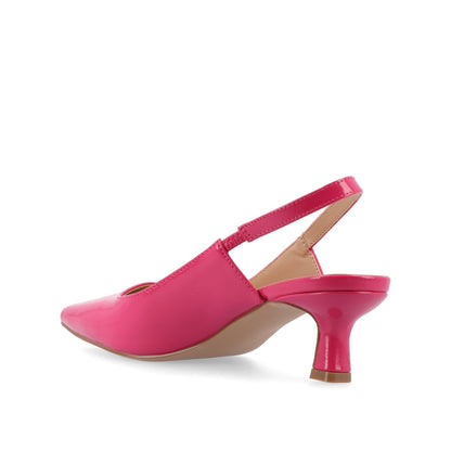 Journee PAULINA KITTEN HEELS IN STATEMENT PATENT - Patent Pink