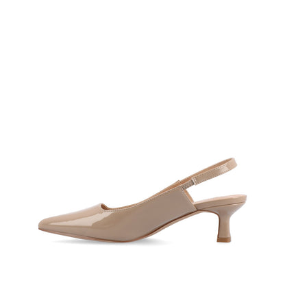 Journee PAULINA KITTEN HEELS IN STATEMENT PATENT - Patent Taupe