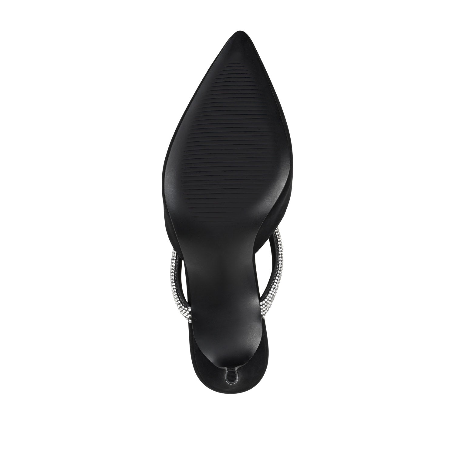 Journee LUNNA MULE STILETTO HEELS IN FAUX SUEDE - Black