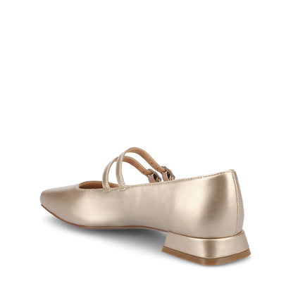Journee GREDAH MARY JANE DRESS FLATS IN WIDE - Champagne PU