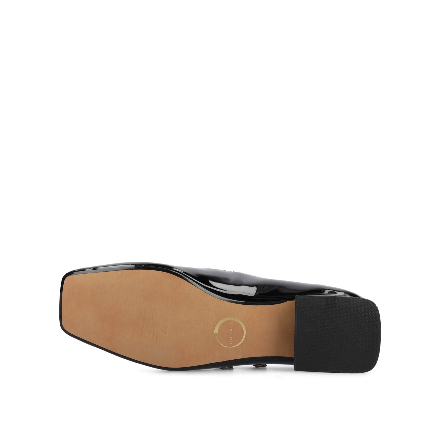 Journee GREDAH MARY JANE DRESS FLATS IN WIDE - Black Patent