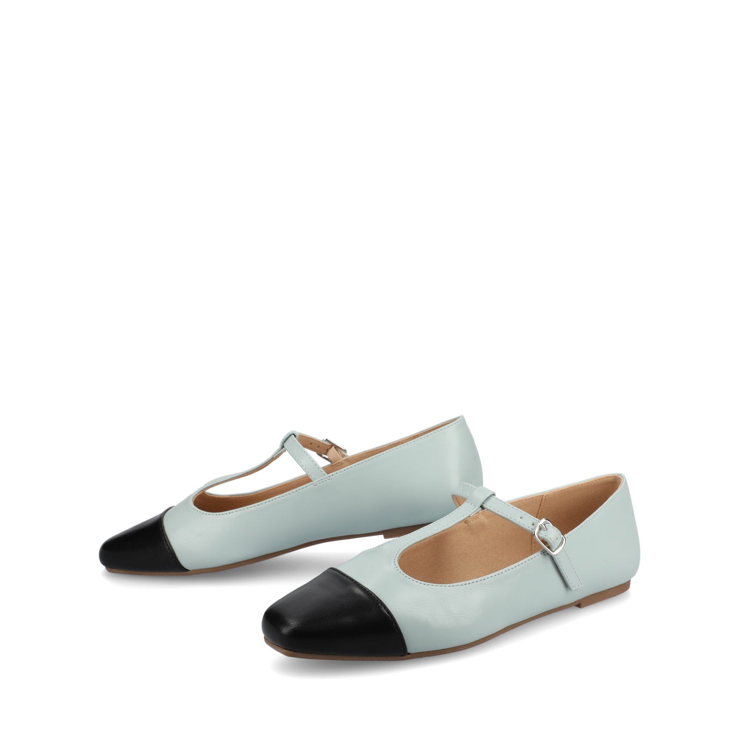 Journee THEAH MARY JANE FLATS IN WIDE - Light Blue