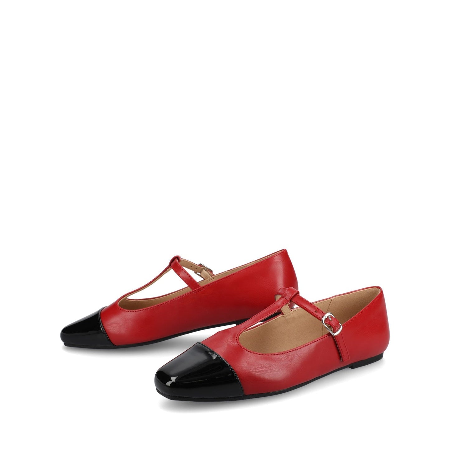 Journee THEAH MARY JANE FLATS IN WIDE - Red