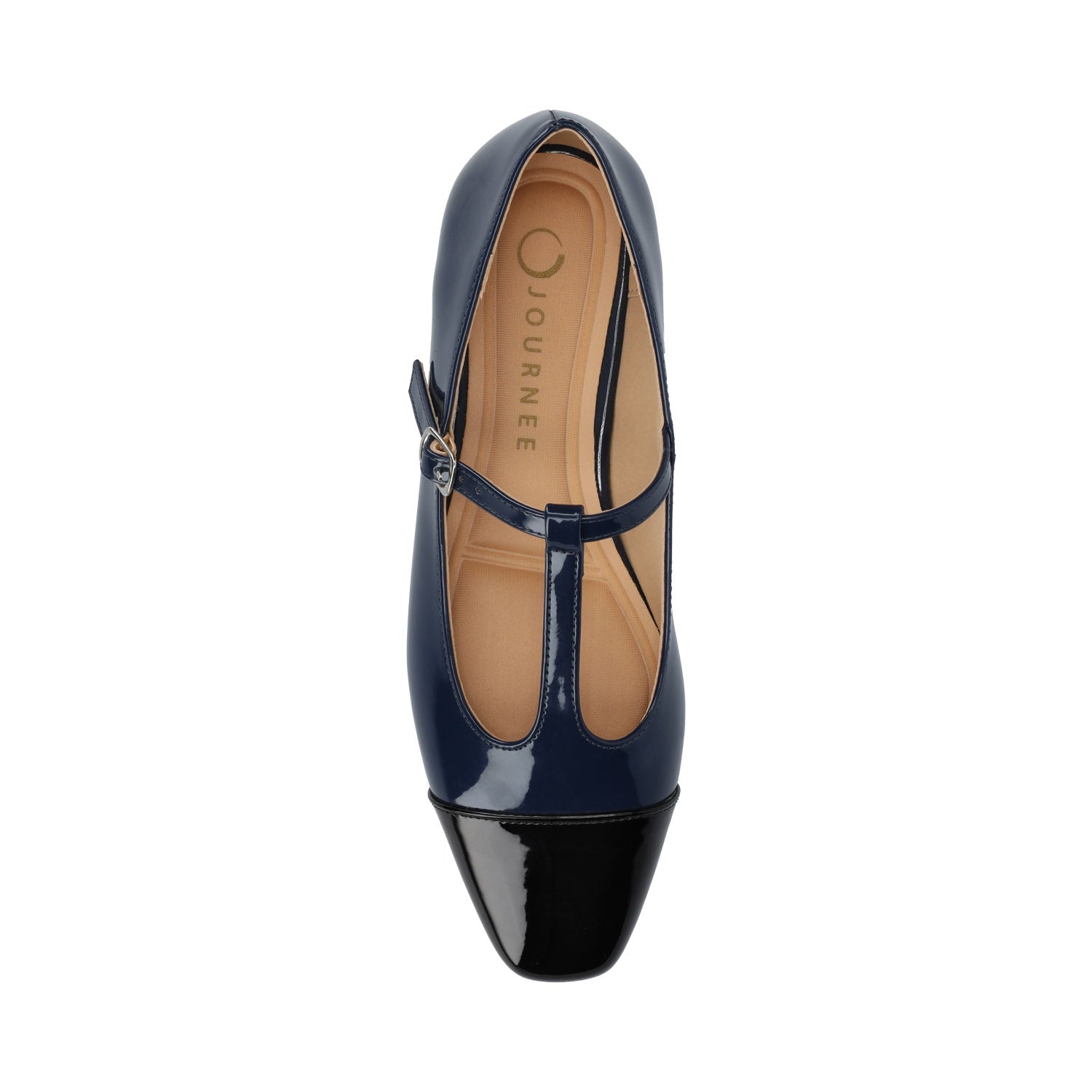 Journee THEAH MARY JANE FLATS IN WIDE - Patent Navy