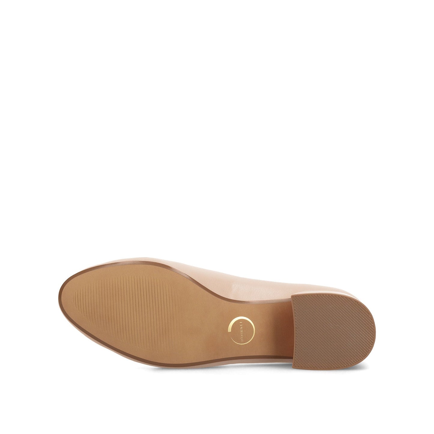 Journee SAAR II VEGAN LEATHER PUMP HEELS IN WIDE - Blush PU